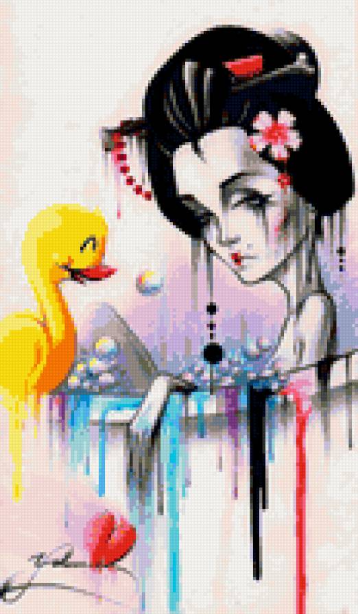 Гейша - гейша, ванна - предпросмотр