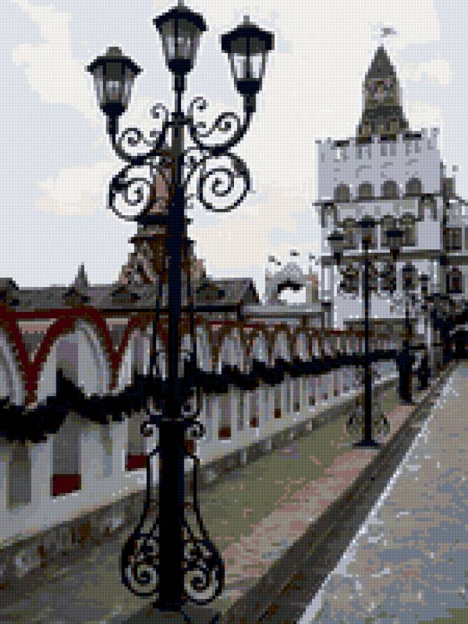 фонари - город, фонари - предпросмотр