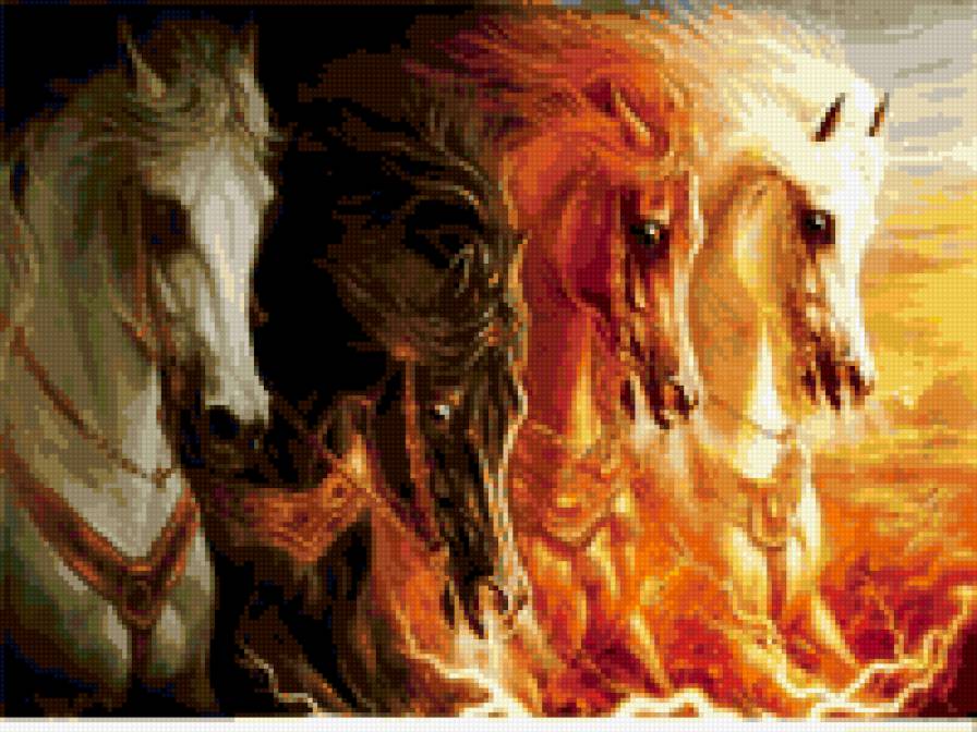 КОНИ АПОКАЛИПСИСА - лошади - предпросмотр