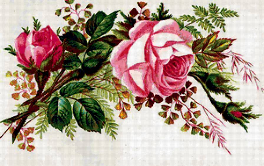 веточка розы - предпросмотр