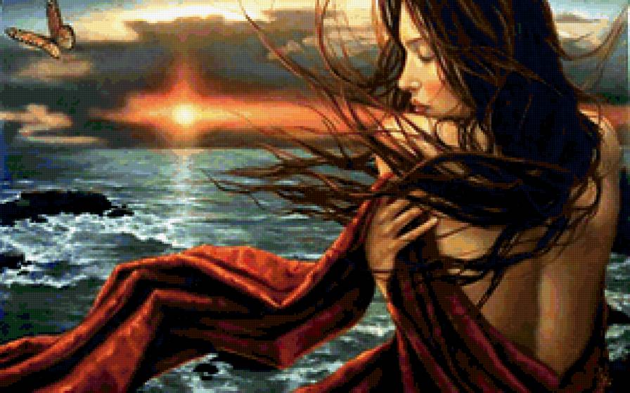 Девушка. - море, девушки - предпросмотр