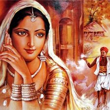 Схема вышивки «Индианка»