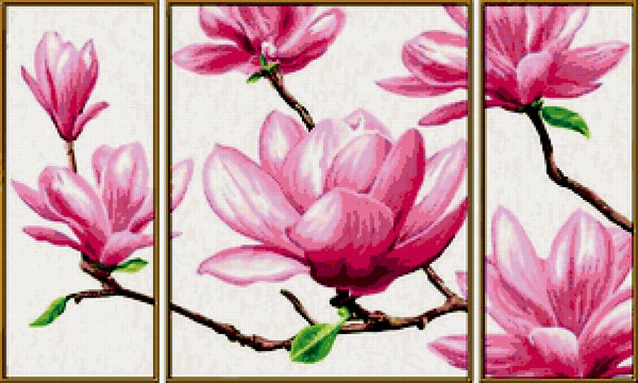 Восточные мотивы - цветы - предпросмотр