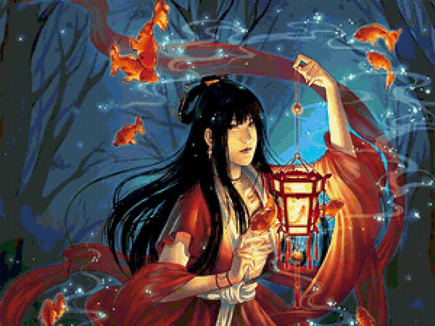 Восточная девушка - девушки - предпросмотр