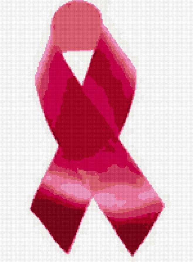 Розовая Ленточка против Рака груди - лента - предпросмотр