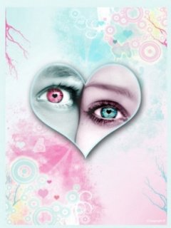 взгляд - сердце, двое, любовь - оригинал