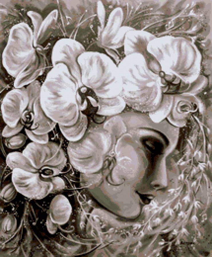 Мир женщины-загадочный - музыка белых орхидей, образ, красота женщины, женщины мира - предпросмотр