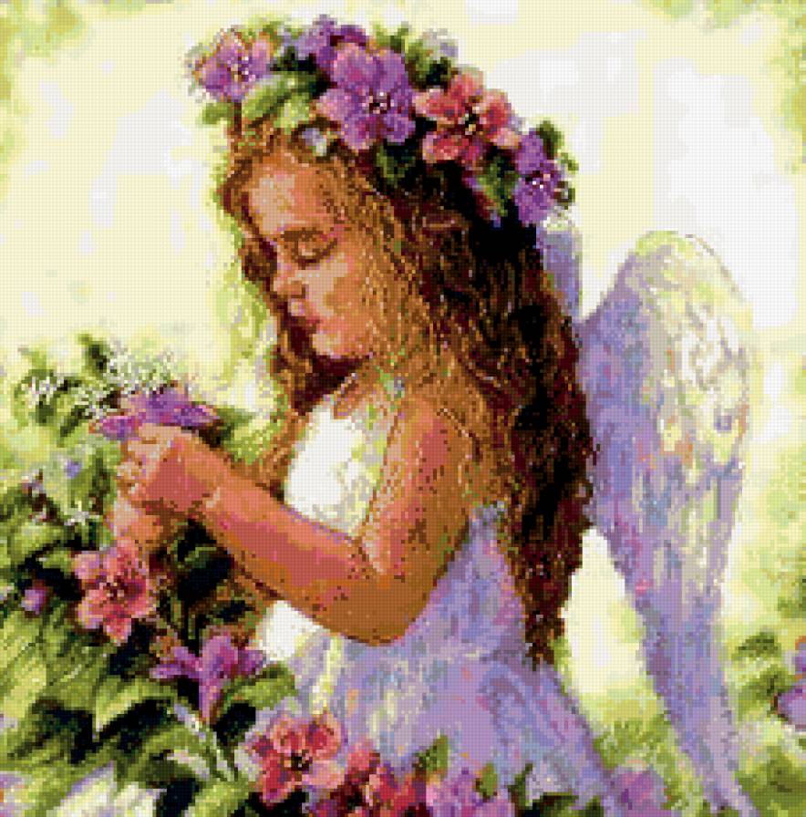 девочка ангелочек - прелесть, ангелы, дети - предпросмотр