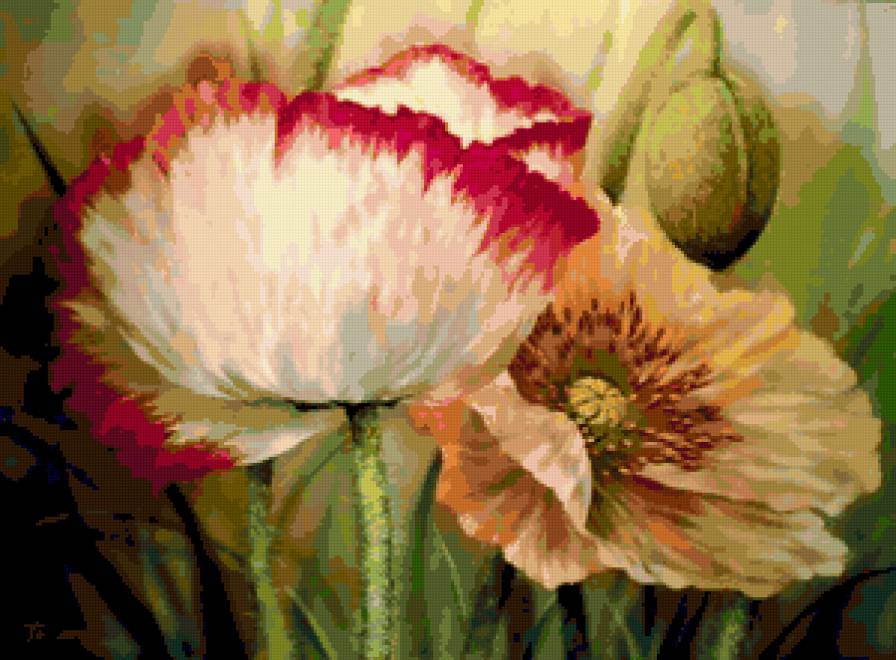 Серия "Букет" - цветы, букет, тюльпаны - предпросмотр