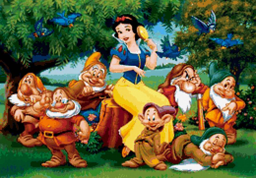 Белоснежка - сказка, для детей, в детскую - предпросмотр