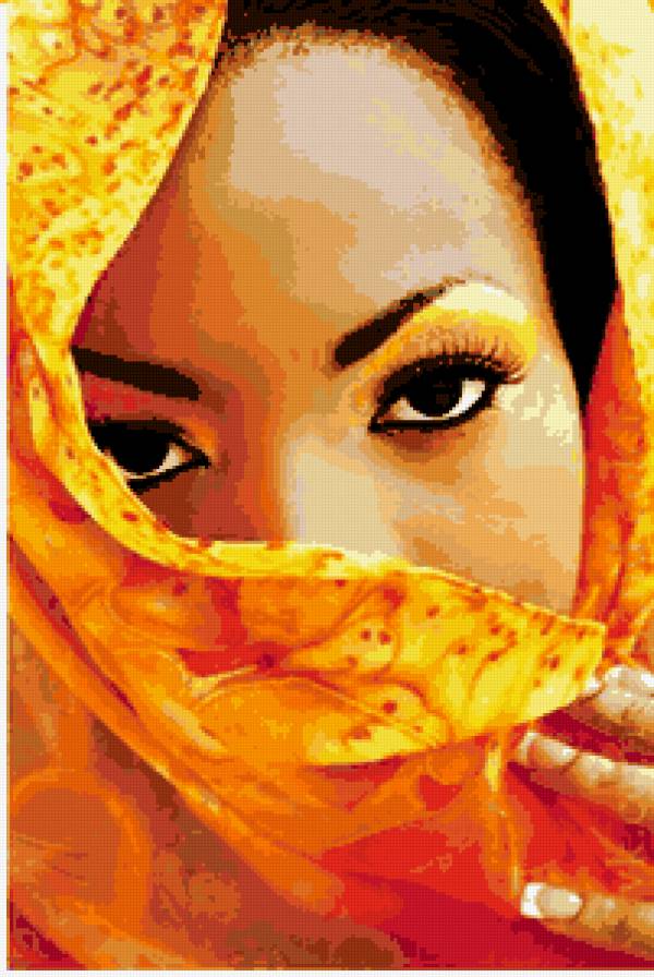 Восточные мотивы - глаза, девушки - предпросмотр