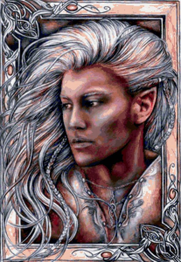 Эльф - фентези, эльфы, рисунок, парни - предпросмотр