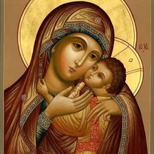 Схема вышивки «Икона Божьей матери Корсунская»