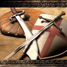 Схема вышивки «сабля и меч»
