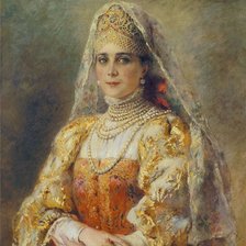 Боярыня( портрет княгини З.Н. Юсуповой в русском костюме)