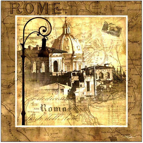 Roma - сепия, рим - оригинал