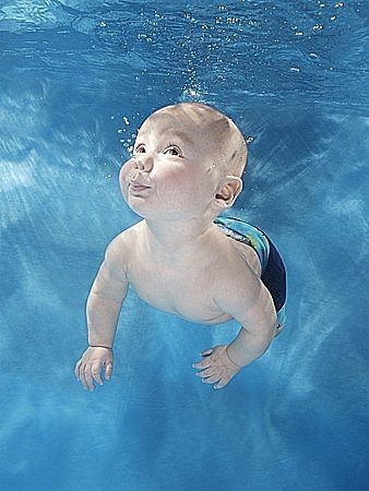 Первый заплыв - море, дети - оригинал