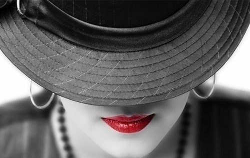 Девушка. - шляпа, девушки - оригинал