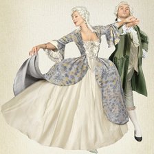 Оригинал схемы вышивки «Танцующая Пара» (№277878)