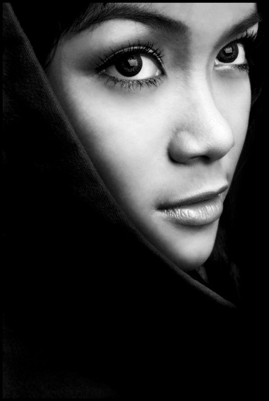 портрет - девушка - оригинал