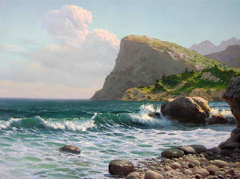 морской пейзаж - оригинал