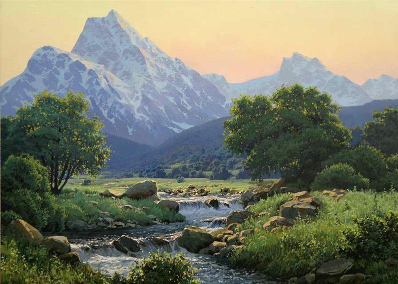 горный пейзаж - оригинал