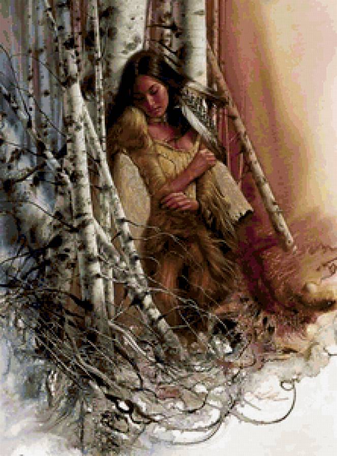 Индианка - девушки, индеанцы - предпросмотр