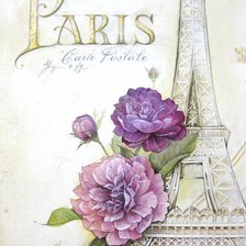 Оригинал схемы вышивки «Цветы Парижа» (№278728)