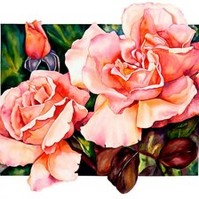 Схема вышивки «цветы»