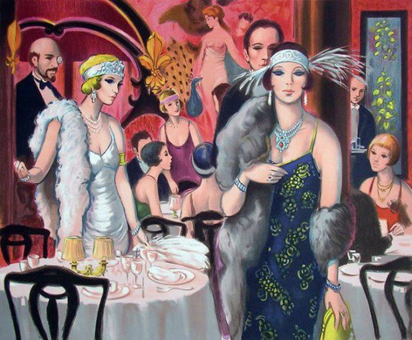 Встреча - рэтро, девушки - оригинал