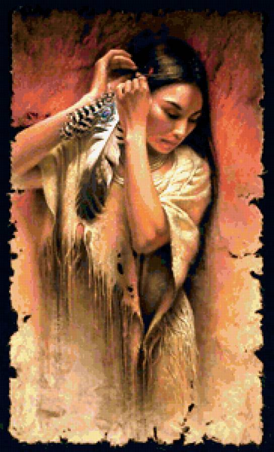 Индианка - девушки, индеанцы - предпросмотр