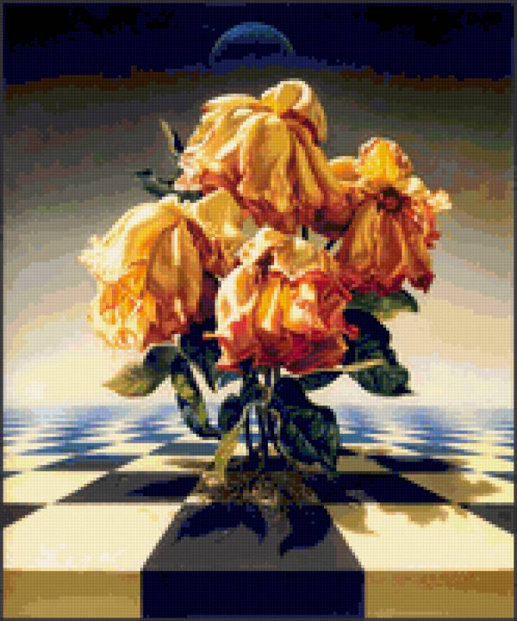 Геометрия цветов 8 - цветы - предпросмотр