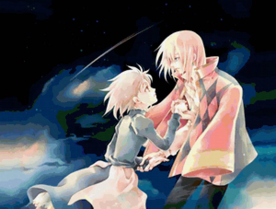 №278998 - аниме, двое, мультфильм, софи, хаул - предпросмотр