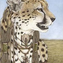Оригинал схемы вышивки «леопард» (№279120)