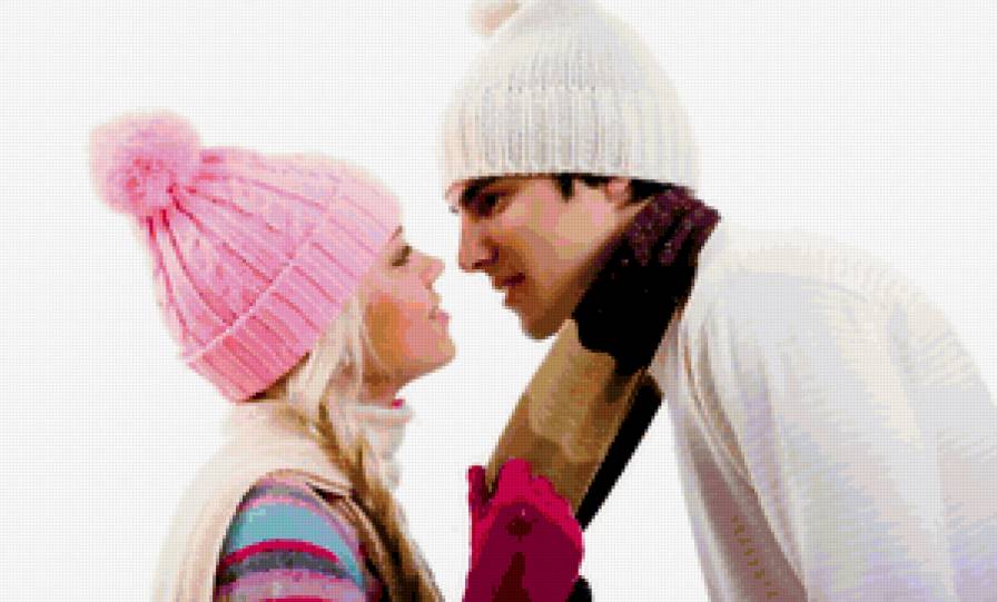 Нежность - он и она, прикосновения, любовь - предпросмотр