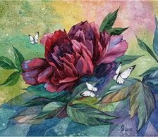 Схема вышивки «цветы»