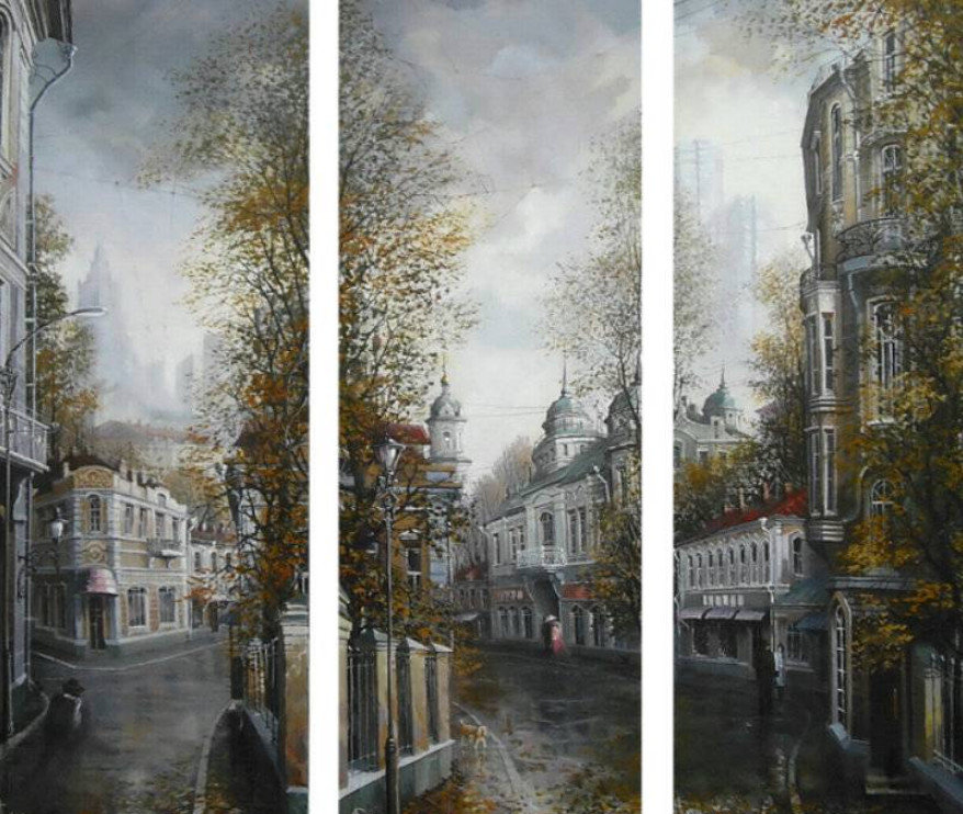 старая москва - триптих - оригинал