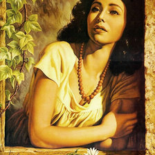 Схема вышивки «мексиканская красавица»