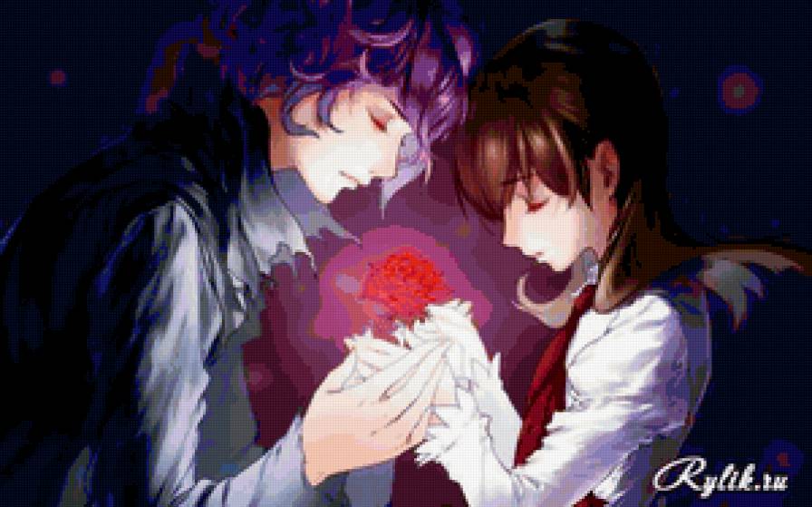 №279934 - пара, цветок, двое, роза - предпросмотр