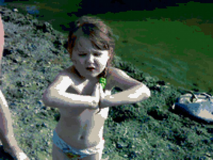 любимая дочка - портрет, пейзаж - предпросмотр