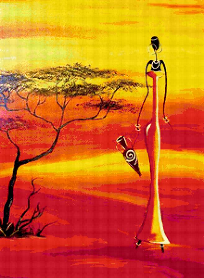 африка - африка, женщина - предпросмотр