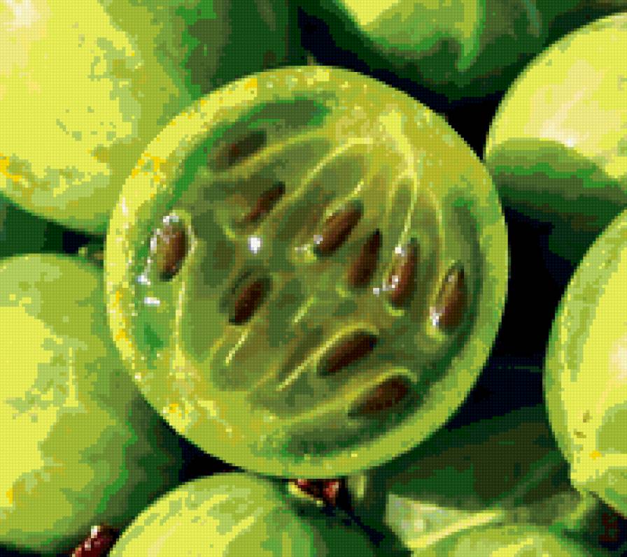 Крыжовник - ягоды, натюрморт, крыжовник - предпросмотр