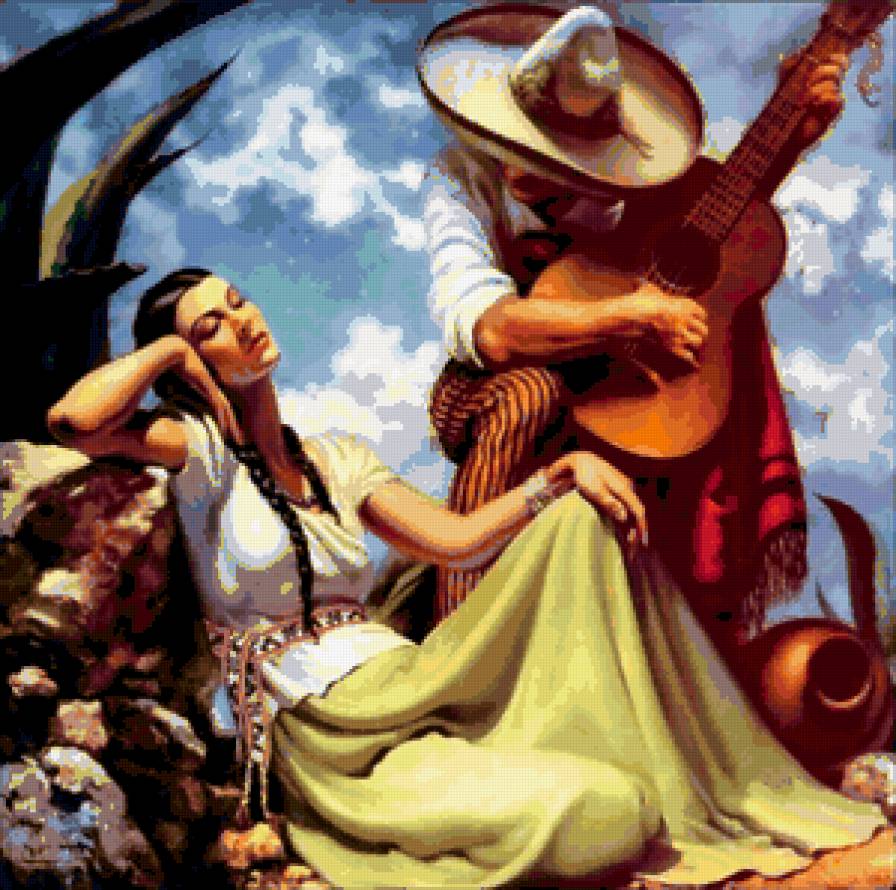 серенада - картина - предпросмотр