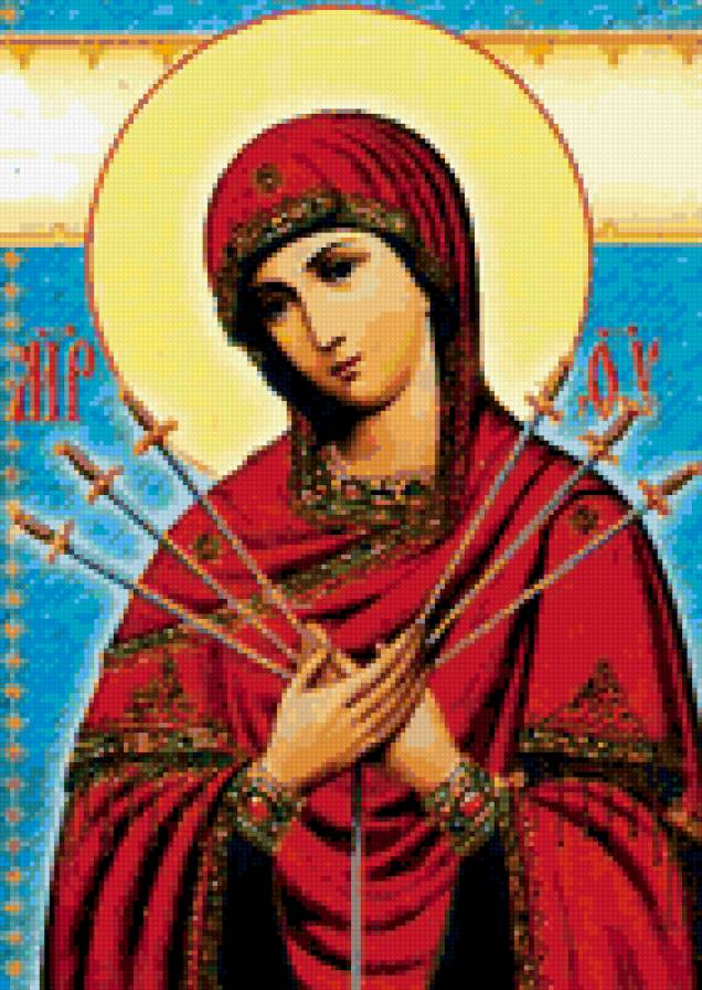 семистрельная - икона - предпросмотр