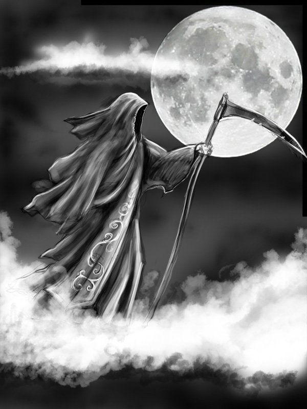 Смерть под луной - смерть, луна - оригинал