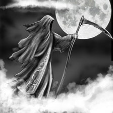 Схема вышивки «Смерть под луной»