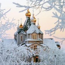 Схема вышивки «зима»