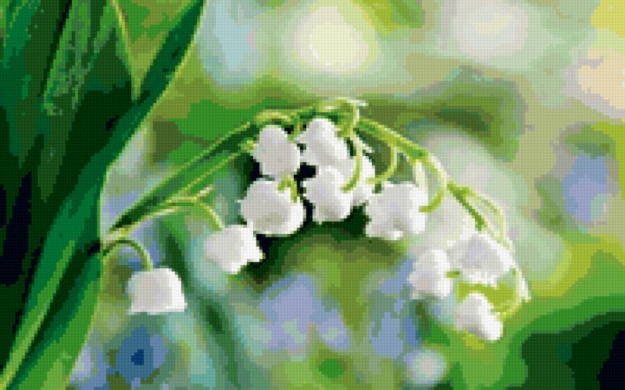 серия"Цветы" - цветы, нежно, ландыши - предпросмотр