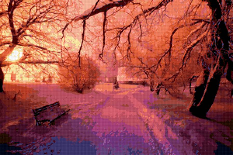 дорога 2 - дорога, пейзаж, зима - предпросмотр