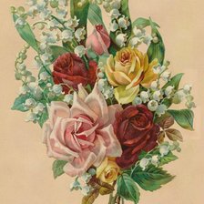 Схема вышивки «букет цветов»